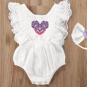 Abby Caddaby Outfit Romper Clothes Jumpsuit Sesame Street Birthday Abby Dress